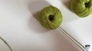 Doble hebra con un solo ovillo