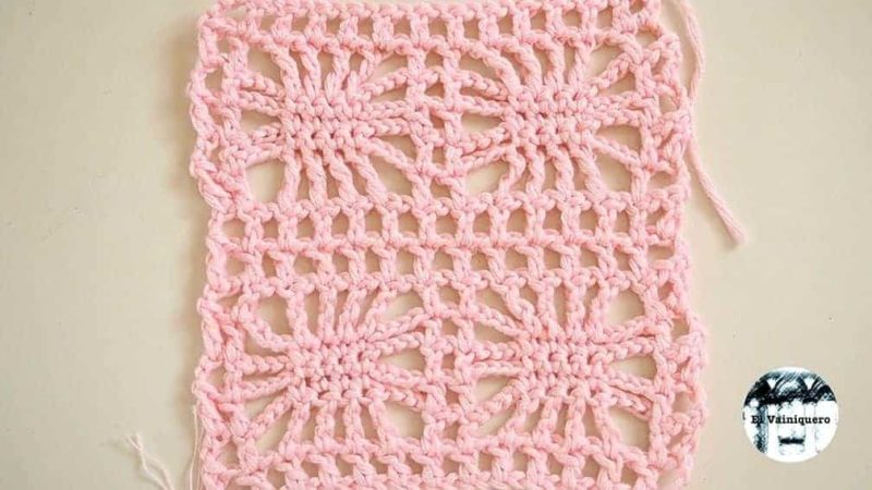 Punto fantasía crochet #9