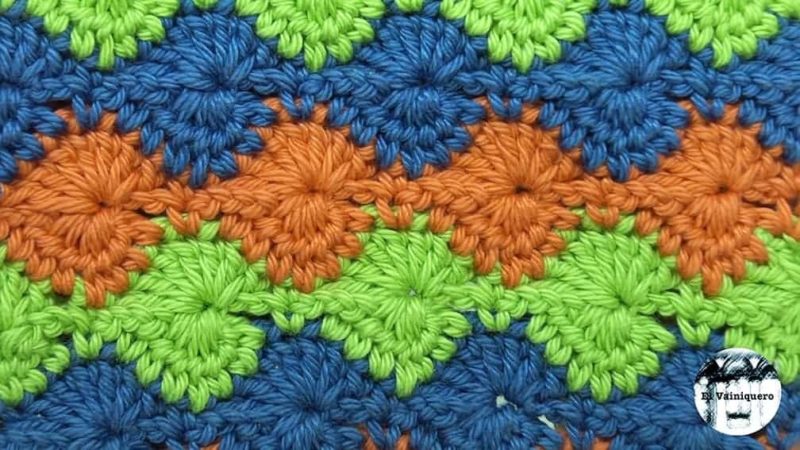 Punto fantasía crochet #14