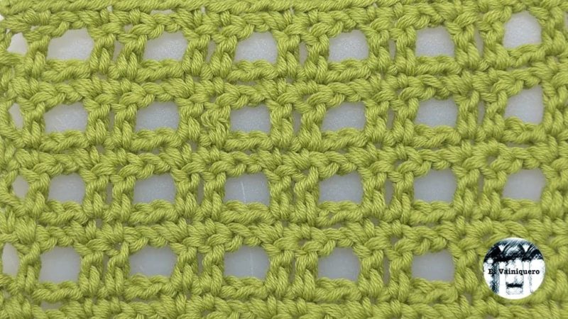 Punto fantasía crochet #16