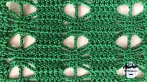 Punto fantasía en crochet #18